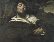 Gustave Courbet l homme blesse oil on canvas